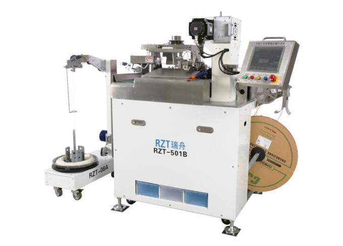 Standard Type Wire Soldering Machine , Pneumatic Terminal Crimping Machine